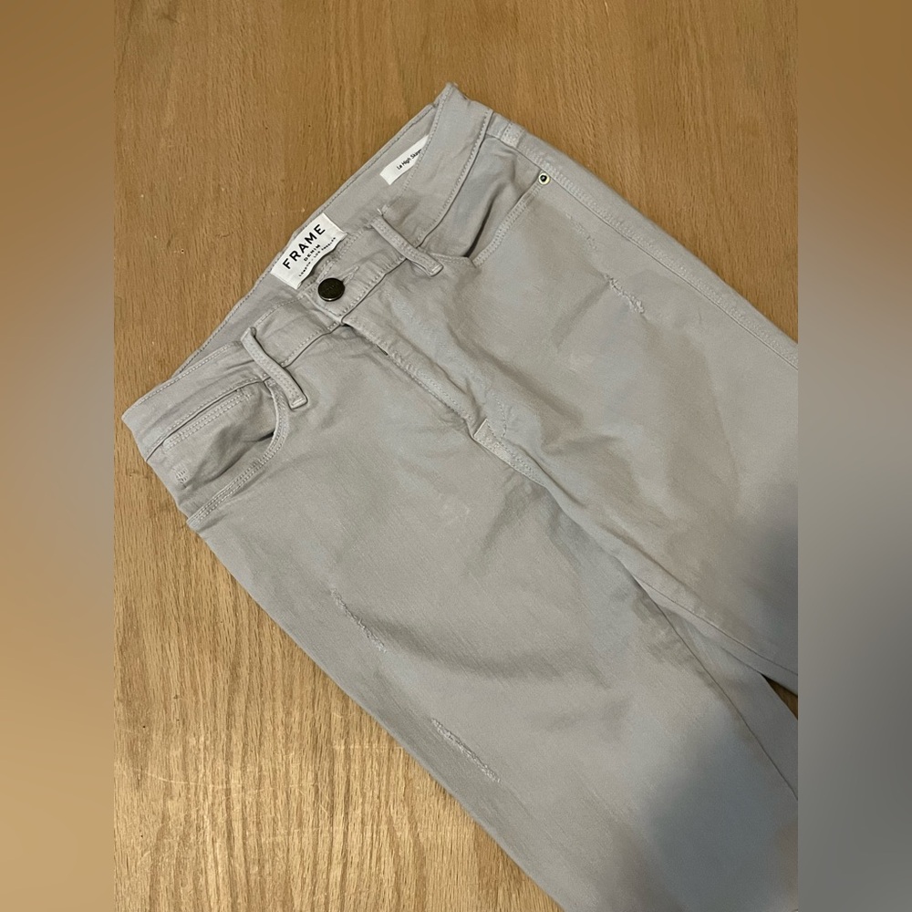 FRAME Le High Skinny Distressed Jeans - Picture 3 of 11